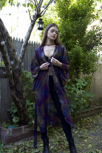 Purple Euphoria Unisex Kimono - Oha